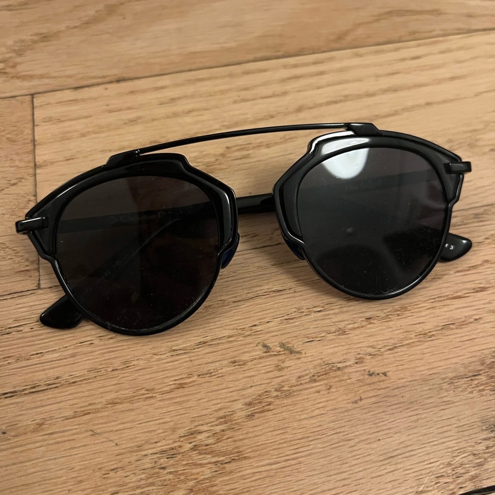DIOR Black Sunglasses - excellent conditions. With Box. - Picture 6 of 6